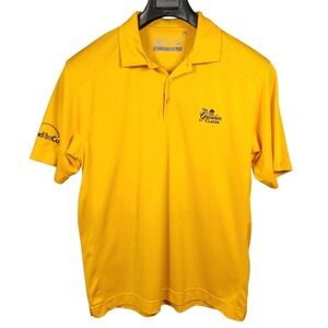Cutter Buck DryTec Polo Shirt Mens XL Yellow Greenbrier Classic FedEx Cup